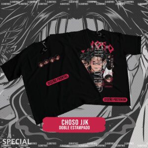 🔥 CHOSO JJK  DOBLE ESTAMPADO - ALGODÓN