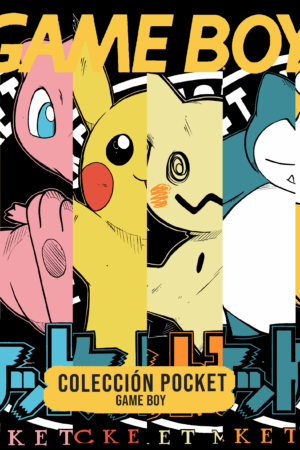☁️  COLECCION POCKET GAME BOY POKEMON - ALGODÓN