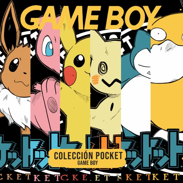 ☁️  COLECCION POCKET GAME BOY POKEMON - ALGODÓN