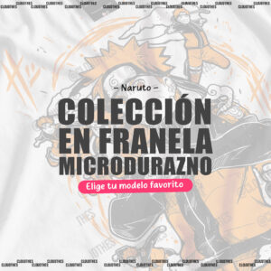 ⭐ NARUTO | COLECCION FRANELA MICRODURAZNO