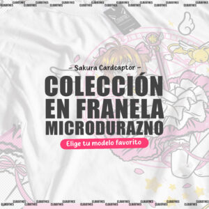 ⭐  SAKURA CARDCAPTOR | COLECCION FRANELA MICRODURAZNO