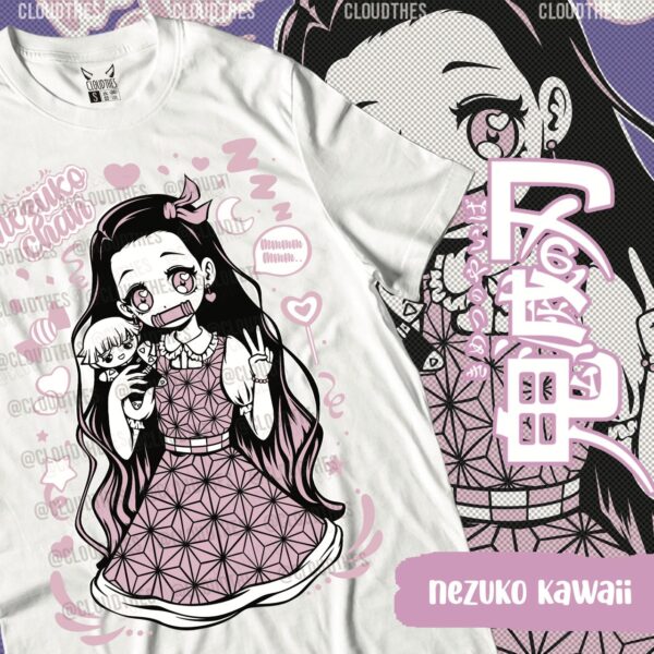 ☁️ NEZUKO KAWAII - ALGODÓN - Image 2