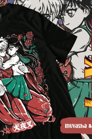 ☁️ INUYASHA Y KAGOME - ALGODÓN