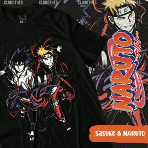 ☁️ SASUKE Y NARUTO - ALGODÓN