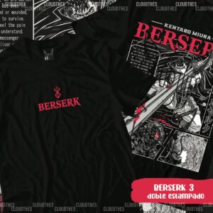 🔥 Berserk 3 Doble Estampado - ALGODÓN