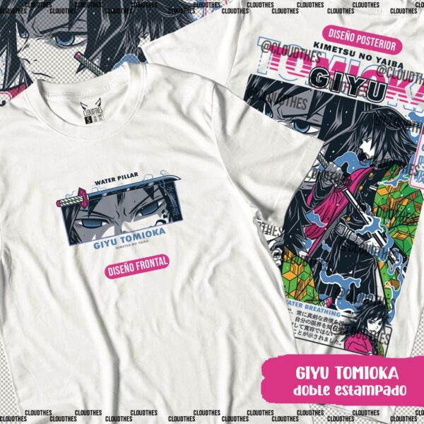 💥 GIYU TOMIOKA DOBLE ESTAMPADO - Microdurazno
