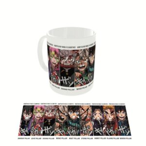 TAZA DEMON SLAYER KIMETSU NO YAIBA | PILARES