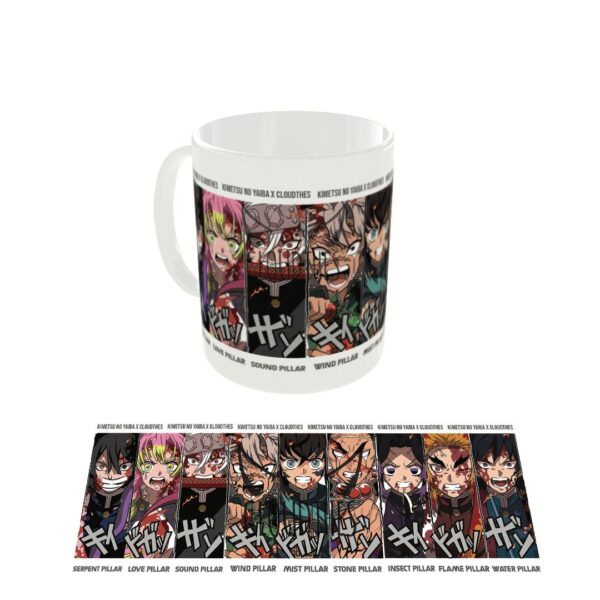 TAZA DEMON SLAYER KIMETSU NO YAIBA | PILARES