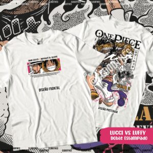 💥  LUCCI VS LUFFY DOBLE ESTAMPADO - Microdurazno