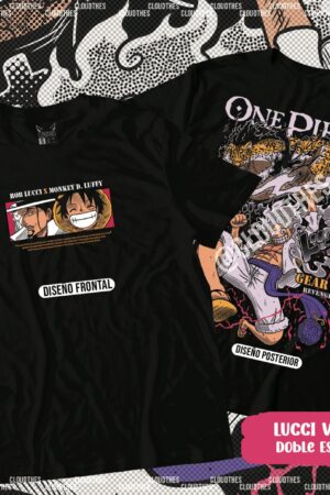 🔥 LUCCI VS LUFFY  Doble Estampado - ALGODÓN