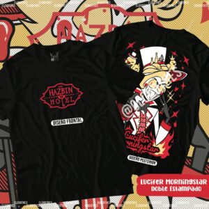 🔥 Lucifer Morningstar  Doble Estampado - ALGODÓN