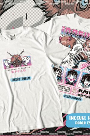 💥 INOSUKE HASHIBIRA DOBLE ESTAMPADO - Microdurazno