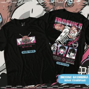 🔥 INOSUKE HASHIBIRA Doble Estampado - ALGODÓN