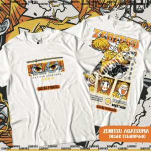 💥 ZENITSU AGATSUMA DOBLE ESTAMPADO - Microdurazno
