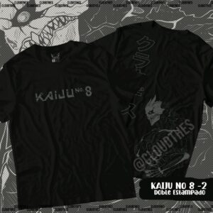 🔥 Kaiju No 8 (2)  Doble Estampado - ALGODÓN