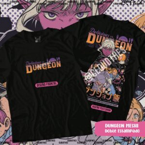 🔥 DUNGEON MESHI Doble Estampado - ALGODÓN