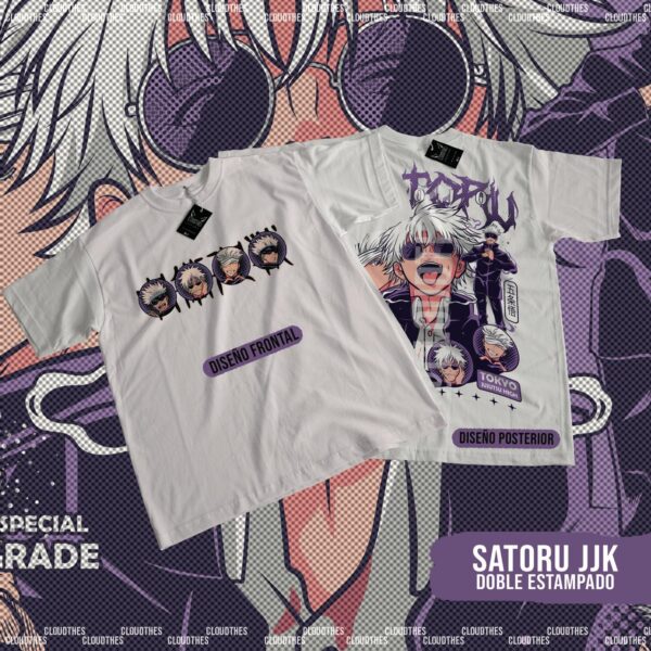 🔥 SATORU JJK  DOBLE ESTAMPADO - ALGODÓN - Image 2