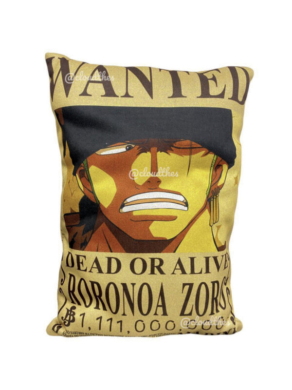 Almohada One Piece | ZORO WANTED