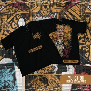 🔥 YU-GI-OH DOBLE ESTAMPADO - ALGODÓN