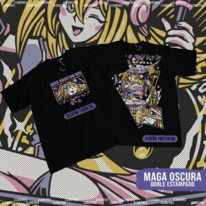 🔥 MAGA OSCURA  DOBLE ESTAMPADO - ALGODÓN