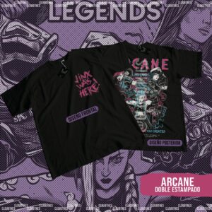 🔥 ARCANE DOBLE ESTAMPADO - ALGODÓN