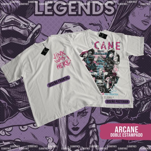 🔥 ARCANE DOBLE ESTAMPADO - ALGODÓN - Image 2