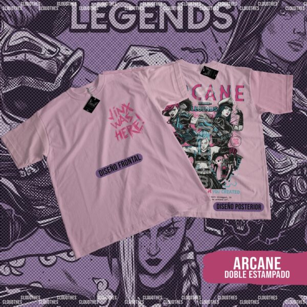 🔥 ARCANE DOBLE ESTAMPADO - ALGODÓN - Image 3