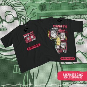🔥 SAKAMOTO DAYS DOBLE ESTAMPADO - ALGODÓN