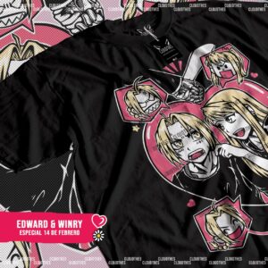 ☁️ FULL METAL ALCHEMIST | EDWARD x WINRY - ALGODÓN