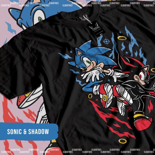 ☁️ SONIC & SHADOW - ALGODÓN