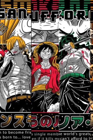 ☁️ COLECCION STRAWHAT PIRATES ONE PIECE 2 - ALGODÓN