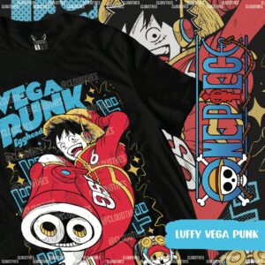 ☁️ LUFFY VEGAPUNK - ALGODÓN