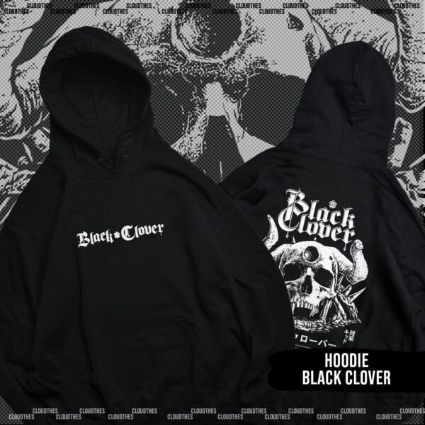 HOODIE BLACK CLOVER