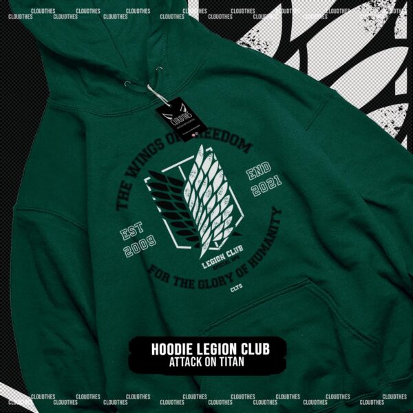 HOODIE ATTACK ON TITAN | SHINGEKI NO KYOJIN : LEGION CLUB - Image 2