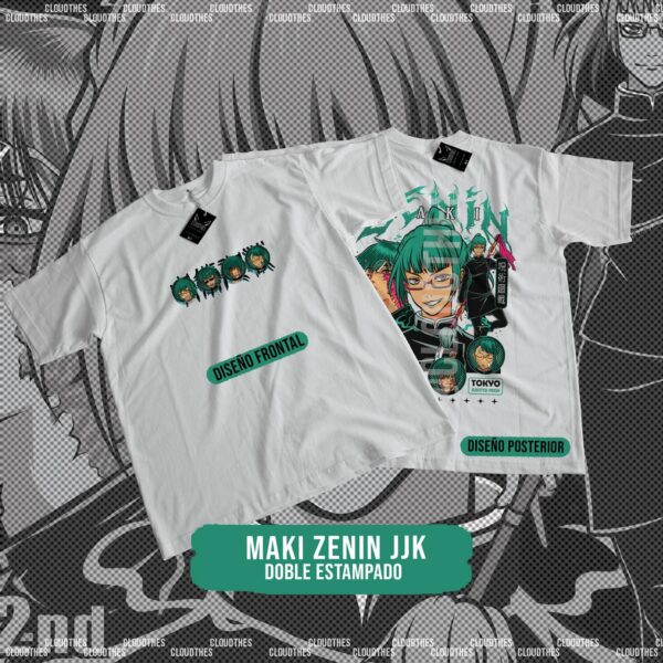 🔥 MAKI ZENIN JJK DOBLE ESTAMPADO - ALGODÓN - Image 2
