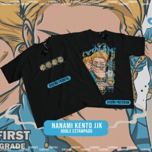 🔥 NANAMI KENTO JJK DOBLE ESTAMPADO - ALGODÓN