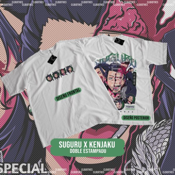 🔥 SUGURU X KENJAKU JJK DOBLE ESTAMPADO - ALGODÓN - Image 2