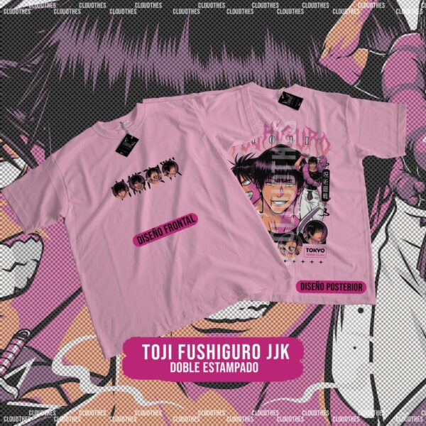 🔥 TOJI FUSHIGURO JJK DOBLE ESTAMPADO - ALGODÓN - Image 3