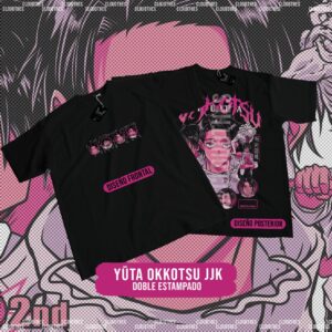 🔥 YUTA OKKOTSU JJK DOBLE ESTAMPADO - ALGODÓN