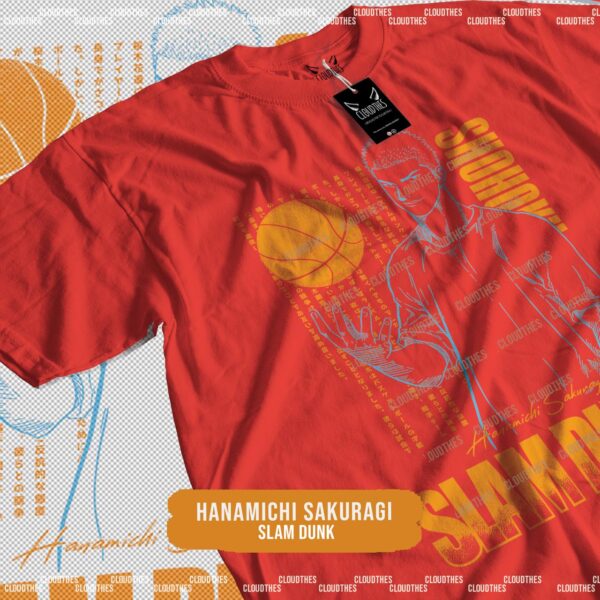 ☁️ SLAM DUNK | HANAMICHI SAKURAGI - ALGODÓN - Image 2