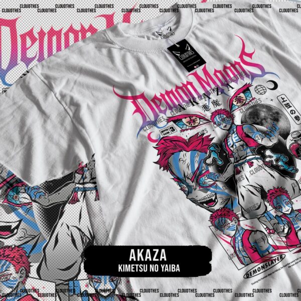☁️ DEMON SLAYER : KIMETSU NO YAIBA| AKAZA - ALGODÓN - Image 3