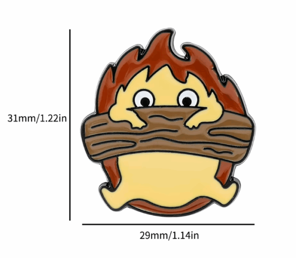 Pin Studio Ghibli | El Castillo Ambulante: Calcifer 2 - Image 2