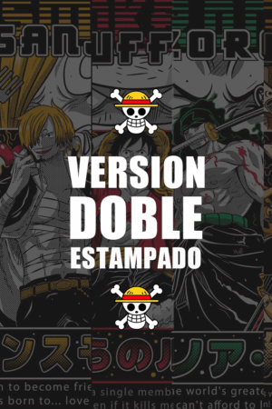 🔥 COLECCION STRAWHAT PIRATES ONE PIECE DOBLE ESTAMPADO 2 - ALGODÓN