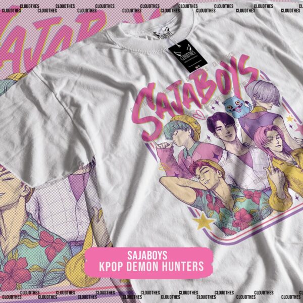 ☁️  K-POP DEMON HUNTERS | SAJA BOYS - ALGODÓN - Image 4