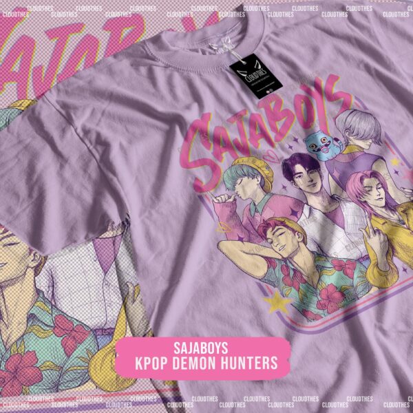 ☁️  K-POP DEMON HUNTERS | SAJA BOYS - ALGODÓN - Image 3
