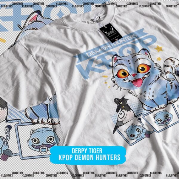 ☁️  K-POP DEMON HUNTERS | DERPY TIGER - ALGODÓN - Image 2