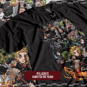 ☁️ DEMON SLAYER : KIMETSU NO YAIBA |  PILARES - ALGODÓN