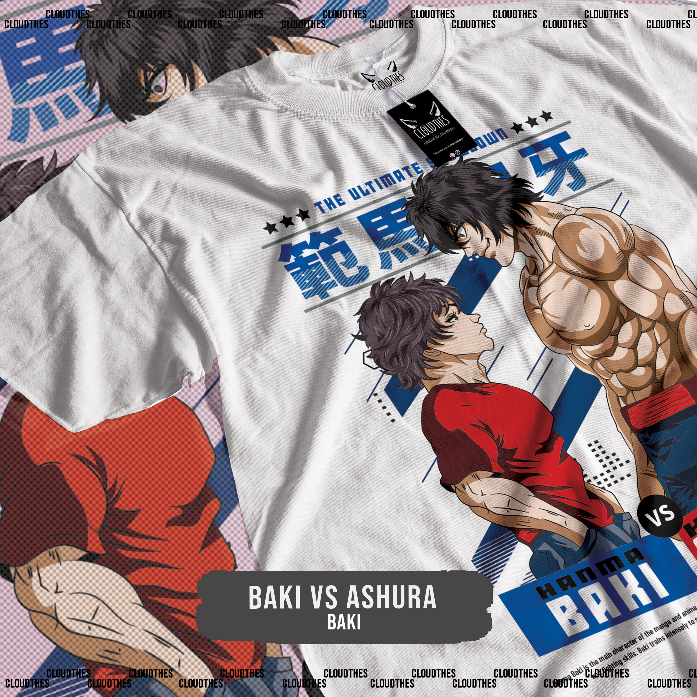 ☁️ BAKI | BAKI VS ASHURA - ALGODÓN - Image 3