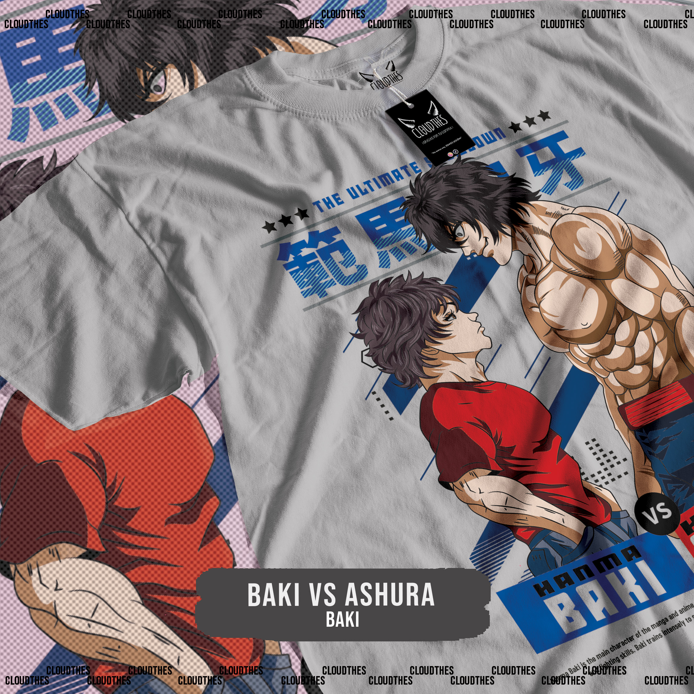 ☁️ BAKI | BAKI VS ASHURA - ALGODÓN - Image 2