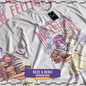 ☁️ CHAINSAWMAN | REZE Y DENJI - ALGODON